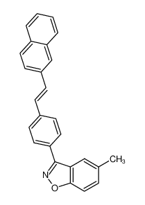 5-methyl-3-[4-(trans-2-naphthalen-2-yl-vinyl)-phenyl]-benzo[d]isoxazole CAS:69600-32-4 manufacturer & supplier