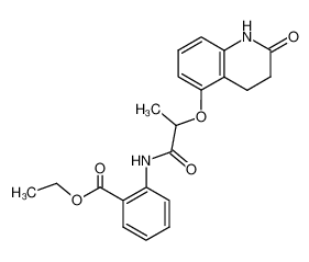 2-[2-(2-oxo-1,2,3,4-tetrahydro-quinolin-5-yloxy)-propionylamino]-benzoic acid ethyl ester CAS:69600-63-1 manufacturer & supplier