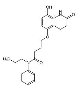 4-(8-Hydroxy-2-oxo-1,2,3,4-tetrahydro-quinolin-5-yloxy)-N-phenyl-N-propyl-butyramide CAS:69601-35-0 manufacturer & supplier