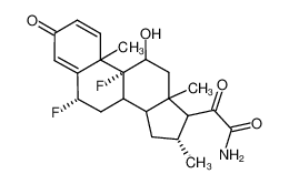 2-((6S,9R,16R)-6,9-Difluoro-11-hydroxy-10,13,16-trimethyl-3-oxo-6,7,8,9,10,11,12,13,14,15,16,17-dodecahydro-3H-cyclopenta[a]phenanthren-17-yl)-2-oxo-acetamide CAS:69607-50-7 manufacturer & supplier