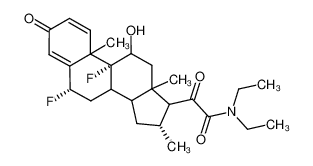 2-((6S,9R,16R)-6,9-Difluoro-11-hydroxy-10,13,16-trimethyl-3-oxo-6,7,8,9,10,11,12,13,14,15,16,17-dodecahydro-3H-cyclopenta[a]phenanthren-17-yl)-N,N-diethyl-2-oxo-acetamide CAS:69607-54-1 manufacturer & supplier