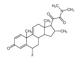 2-((6S,16R)-6-Fluoro-10,13,16-trimethyl-3-oxo-6,7,8,10,12,13,14,15,16,17-decahydro-3H-cyclopenta[a]phenanthren-17-yl)-N,N-dimethyl-2-oxo-acetamide CAS:69607-58-5 manufacturer & supplier