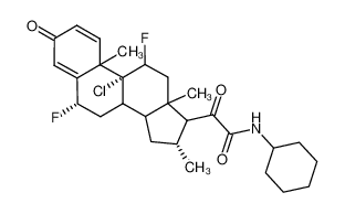 2-((6S,9R,16R)-9-Chloro-6,11-difluoro-10,13,16-trimethyl-3-oxo-6,7,8,9,10,11,12,13,14,15,16,17-dodecahydro-3H-cyclopenta[a]phenanthren-17-yl)-N-cyclohexyl-2-oxo-acetamide CAS:69607-63-2 manufacturer & supplier