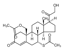 7α-acetylthio-19,21-dihydroxy-pregn-4-ene-3,20-dione 19-acetate CAS:69607-98-3 manufacturer & supplier