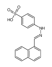 4-[2-(naphthalen-1-ylmethylidene)hydrazinyl]benzenesulfonic acid CAS:6961-34-8 manufacturer & supplier