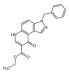 3-benzyl-9-oxo-6,9-dihydro-3H-pyrazolo[4,3-f]quinoline-8-carboxylic acid ethyl ester CAS:69627-93-6 manufacturer & supplier