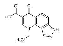 1-ethyl-4-oxo-4,7-dihydro-1H-pyrazolo[3,4-h]quinoline-3-carboxylic acid CAS:69628-05-3 manufacturer & supplier