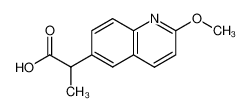 2-(2-methoxy-quinolin-6-yl)-propionic acid CAS:69629-32-9 manufacturer & supplier