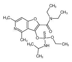 isopropyl-thiophosphoramidic acid O-(2-diethylcarbamoyl-4,6-dimethyl-furo[3,2-c]pyridin-3-yl) ester O'-ethyl ester CAS:69634-92-0 manufacturer & supplier