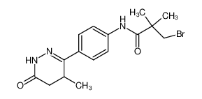 3-bromo-2,2-dimethyl-N-[4-(4-methyl-6-oxo-1,4,5,6-tetrahydro-pyridazin-3-yl)-phenyl]-propionamide CAS:69635-70-7 manufacturer & supplier