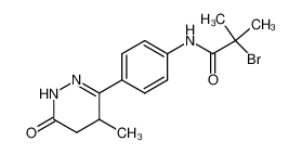 2-bromo-2-methyl-N-[4-(4-methyl-6-oxo-1,4,5,6-tetrahydro-pyridazin-3-yl)-phenyl]-propionamide CAS:69635-74-1 manufacturer & supplier