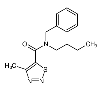 4-methyl-[1,2,3]thiadiazole-5-carboxylic acid benzyl-butyl-amide CAS:69636-22-2 manufacturer & supplier