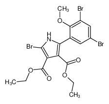 2-bromo-5-(3,5-dibromo-2-methoxy-phenyl)-pyrrole-3,4-dicarboxylic acid diethyl ester CAS:69640-16-0 manufacturer & supplier