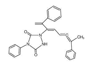 4-phenyl-1-[5-phenyl-1-(1-phenyl-vinyl)-hexa-1,3,4-trienyl]-[1,2,4]triazolidine-3,5-dione CAS:69640-61-5 manufacturer & supplier