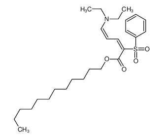 dodecyl 2-(benzenesulfonyl)-5-(diethylamino)penta-2,4-dienoate CAS:69641-79-8 manufacturer & supplier