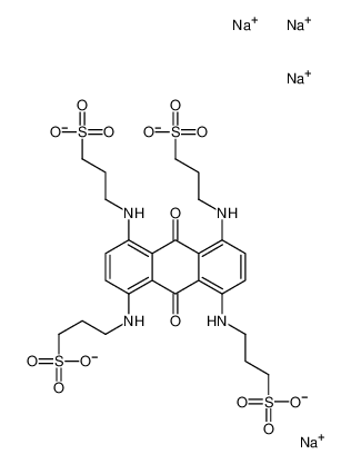 tetrasodium,3-[[9,10-dioxo-4,5,8-tris(3-sulfonatopropylamino)anthracen-1-yl]amino]propane-1-sulfonate CAS:69657-97-2 manufacturer & supplier