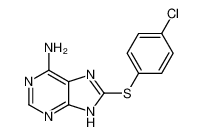 8-(4-chlorophenyl)sulfanyl-7H-purin-6-amine CAS:696574-61-5 manufacturer & supplier