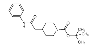 tert-butyl 4-(2-oxo-2-(phenylamino)ethyl)piperidine-1-carboxylate CAS:696588-21-3 manufacturer & supplier