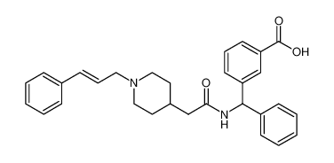 3-((2-(1-cinnamylpiperidin-4-yl)acetamido)(phenyl)methyl)benzoic acid CAS:696592-55-9 manufacturer & supplier