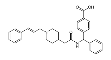 4-((2-(1-cinnamylpiperidin-4-yl)acetamido)(phenyl)methyl)benzoic acid CAS:696592-58-2 manufacturer & supplier