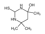 4,6,6-trimethyl-2-sulfanyl-1,3-diazinan-4-ol CAS:6966-57-0 manufacturer & supplier