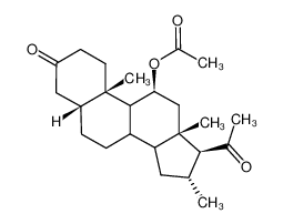 Acetic acid (5R,10S,11S,13S,16R,17S)-17-acetyl-10,13,16-trimethyl-3-oxo-hexadecahydro-cyclopenta[a]phenanthren-11-yl ester CAS:69660-56-6 manufacturer & supplier