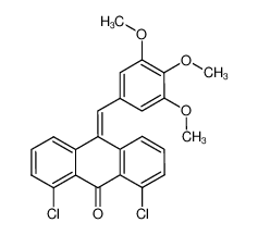 1,8-dichloro-10-(3,4,5-trimethoxybenzylidene)-10H-anthracen-9-one CAS:696601-93-1 manufacturer & supplier