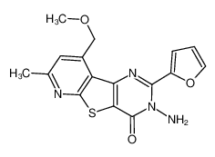 3-amino-2-(furan-2-yl)-9-(methoxymethyl)-7-methylpyrido[3',2':4,5]thieno[3,2-d]pyrimidin-4(3H)-one CAS:696637-14-6 manufacturer & supplier