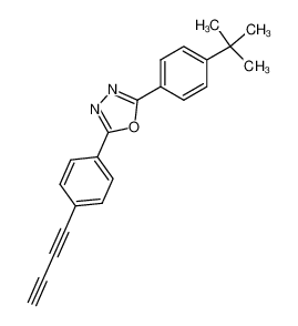 2-(4-tert-butylphenyl)-5-4-(4-buta-1,3-diynylphenyl)-1,3,4-oxadiazole CAS:696641-76-6 manufacturer & supplier