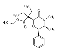 2-((2S,5S,6R)-4,5-Dimethyl-3-oxo-6-phenyl-morpholin-2-yl)-2-ethyl-butyric acid ethyl ester CAS:696642-30-5 manufacturer & supplier