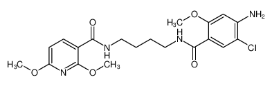 N-(4-(4-amino-5-chloro-2-methoxybenzamido)butyl)-2,6-dimethoxynicotinamide CAS:696659-86-6 manufacturer & supplier