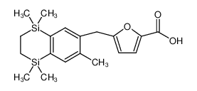 5-[(3,5,5,8,8-pentamethyl-5,8-disila-5,6,7,8-tetrahydro-2-naphthyl)methyl]-2-furoic acid CAS:696664-20-7 manufacturer & supplier