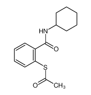 S-[2-(cyclohexylcarbamoyl)phenyl] ethanethioate CAS:69672-55-5 manufacturer & supplier