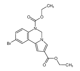 9-bromo-pyrrolo[1,2-c]quinazoline-2,6-dicarboxylic acid diethyl ester CAS:69674-44-8 manufacturer & supplier