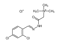 [2-[(2E)-2-[(2,4-dichlorophenyl)methylidene]hydrazinyl]-2-oxoethyl]-trimethylazanium,chloride CAS:6970-94-1 manufacturer & supplier