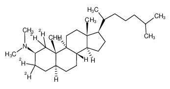 2α-Dimethylamino-(1,1,3,3-d4)-cholestan CAS:69707-10-4 manufacturer & supplier