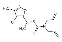 diallyl-thiocarbamic acid S-[1-(4-chloro-3-methyl-isoxazol-5-yl)-ethyl] ester CAS:69711-12-2 manufacturer & supplier