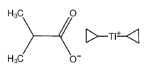 dicyclopropylthallium(III) isobutyrate CAS:69718-06-5 manufacturer & supplier