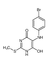 5-(4-bromoanilino)-4-hydroxy-2-methylsulfanyl-1H-pyrimidin-6-one CAS:6972-11-8 manufacturer & supplier