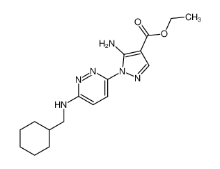 5-amino-1-[6-(cyclohexylmethyl-amino)-pyridazin-3-yl]-1H-pyrazole-4-carboxylic acid ethyl ester CAS:69720-34-9 manufacturer & supplier