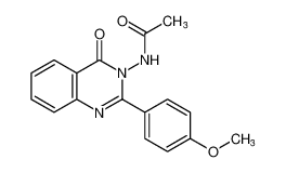 Acetamide, N-[2-(4-methoxyphenyl)-4-oxo-3(4H)-quinazolinyl]- CAS:69722-12-9 manufacturer & supplier