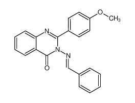 3-benzylideneamino-2-(4-methoxy-phenyl)-3H-quinazolin-4-one CAS:69722-14-1 manufacturer & supplier