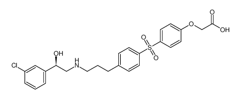 (R)-2-(4-((4-(3-((2-(3-chlorophenyl)-2-hydroxyethyl)amino)propyl)phenyl)sulfonyl)phenoxy)acetic acid CAS:697224-17-2 manufacturer & supplier