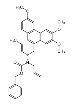 (S)-allyl[1-[(3,6,7-trimethoxyphenanthren-9-yl)methyl]but-2-enyl]carbamic acid benzyl ester CAS:697234-91-6 manufacturer & supplier