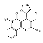 2-amino-4-(2-furyl)-6-methyl-5-oxo-5,6-dihydro-4H-pyrano[3,2-c]quinoline-3-carbonitrile CAS:697241-52-4 manufacturer & supplier