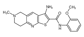 3-amino-6-methyl-5,6,7,8-tetrahydrothieno[2,3-b][1,6]naphthyridine-2-carboxylic acid (2-methoxyphenyl)amide CAS:697246-12-1 manufacturer & supplier