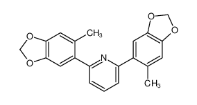 2,6-bis(6-methyl-1,3-benzodioxol-5-yl)pyridine CAS:697284-17-6 manufacturer & supplier