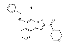 1-(9-thenylamino-10-cyanoimidazo[1,2-a]quinoline-2-carbonyl)morpholine CAS:697299-10-8 manufacturer & supplier