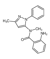 2-amino-N-methyl-N-(3-methyl-1-phenyl-1H-pyrazol-5-yl)benzamide CAS:69730-13-8 manufacturer & supplier