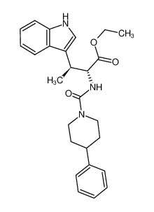 ethyl (2R,3S)-3-(1H-indol-3-yl)-2-{[(4-phenylpiperidin-1-yl)carbonyl]amino}butanoate CAS:697304-21-5 manufacturer & supplier